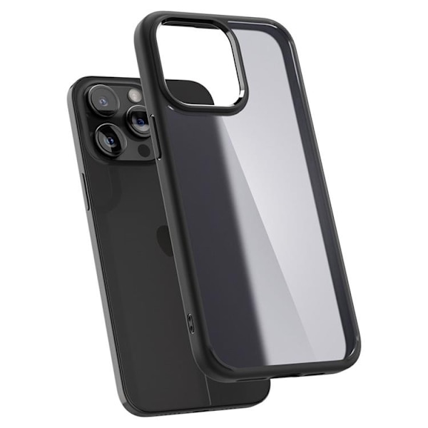 Spigen iPhone 15 Pro Mobilskal Ultra Hybrid - Frost Svart