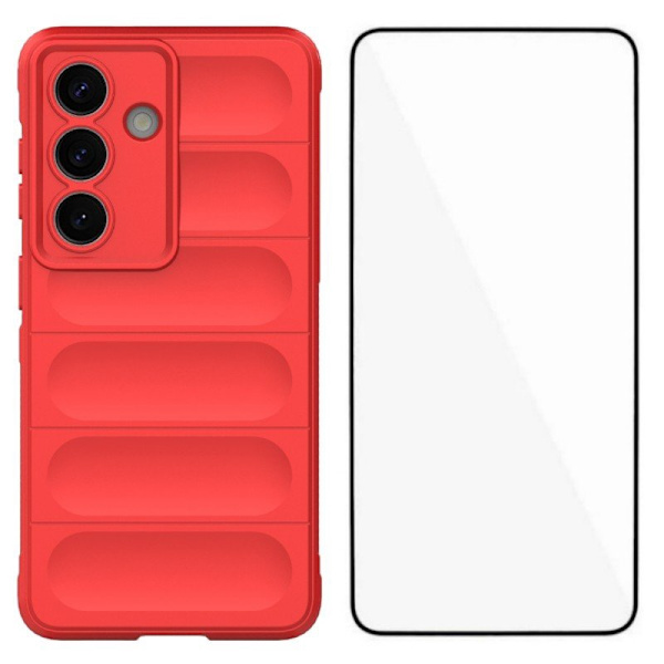 WANLONFENG Mobilskal för Samsung Galaxy S26 TPU - Röd