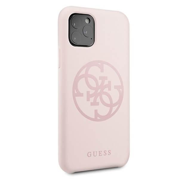 Tror iPhone 11 Pro Max har brug for Silikone 4G Tone On Tone Pink Pink