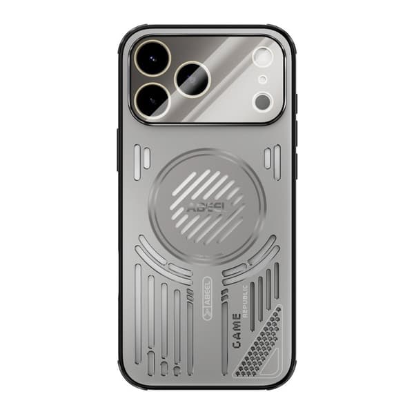 ABEEL Mobilskal till iPhone 17 Pro Aluminium + PC + TPU - Grå