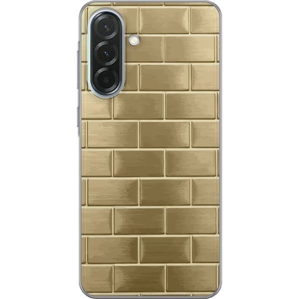 Mobilskal till Samsung Galaxy A36 med Gyllene Murstenar