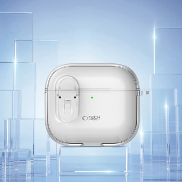 Tech-Protect Airpods 4 Skal Slim Hook - clear Transparent