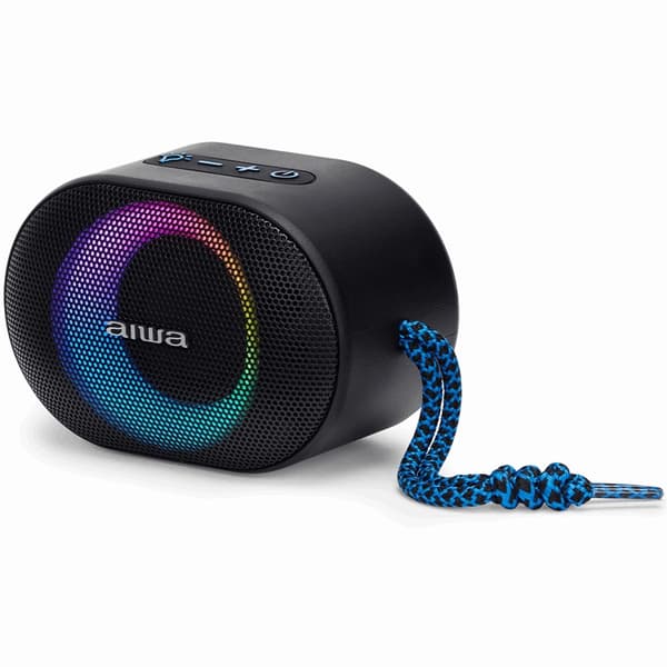AIWA Bluetooth Højttaler IPX6 RGB Belysning - Blå Blå