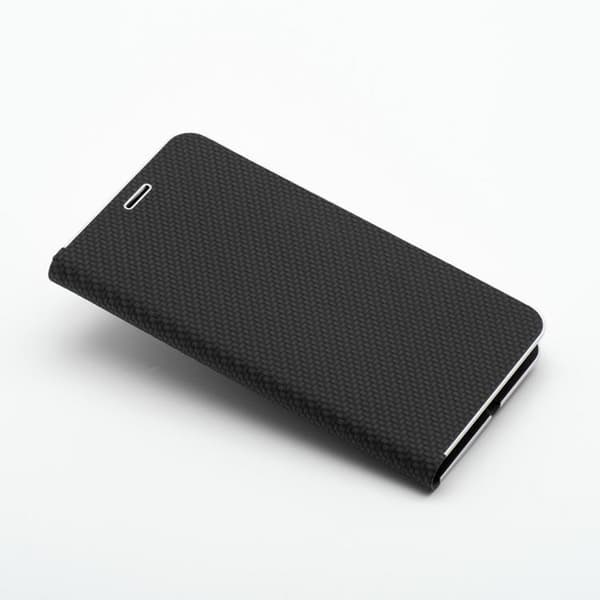 iPhone 16 Plus Plånboksfodral Luna Carbon - Svart Svart