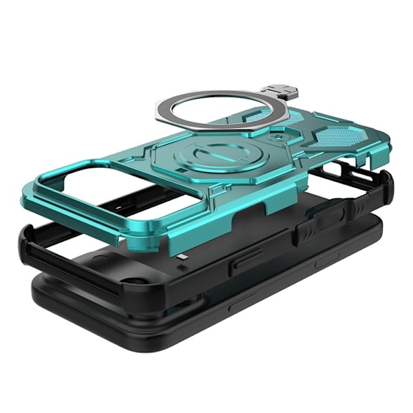Mobilskal till iPhone 17 Pro Max Rotating Kickstand - Babyblå Blå