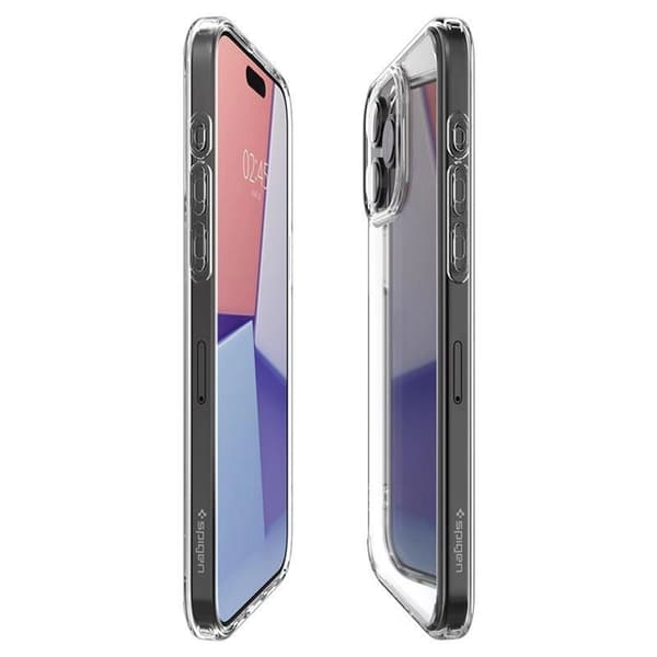 Spigen Mobilskal till iPhone 15 Pro Crystal Hybrid - Transparent Transparent