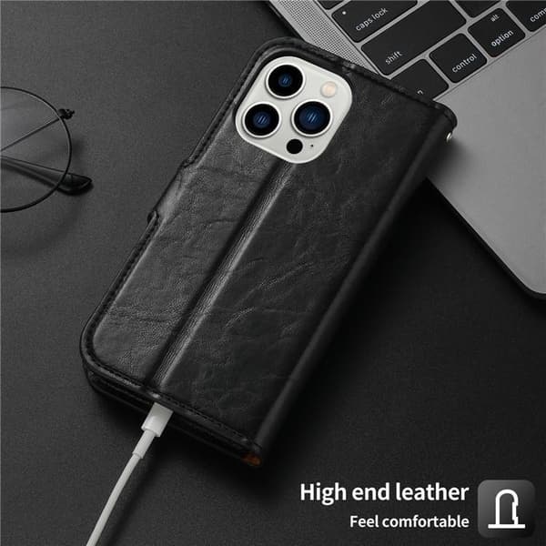 iPhone 15 Pro Plånboksfodral 2-in-1 Detachable - Röd Röd