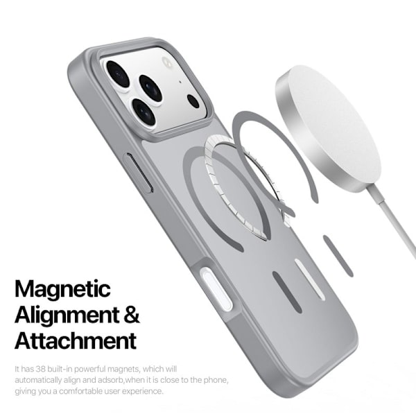DUX DUCIS Yind Series Mobilskal till iPhone 17 Pro Max TPU + PC - Grå