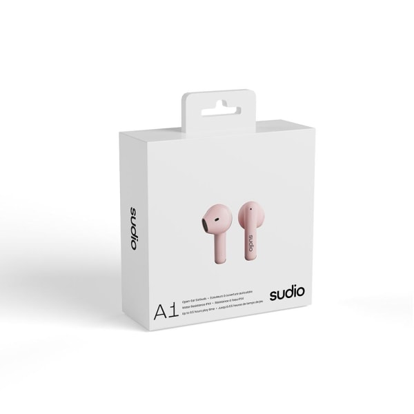 SUDIO-kuulokkeet In-Ear A1 True Wireless - vaaleanpunainen