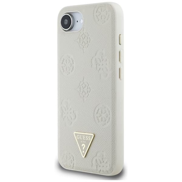 Guess Mobilskal till iPhone 16e Magsafe Triangle Logo - Beige Beige