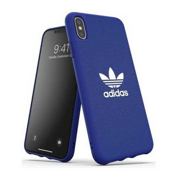 Adidas Formstøbt Canvas Cover iPhone XS Max - Blå