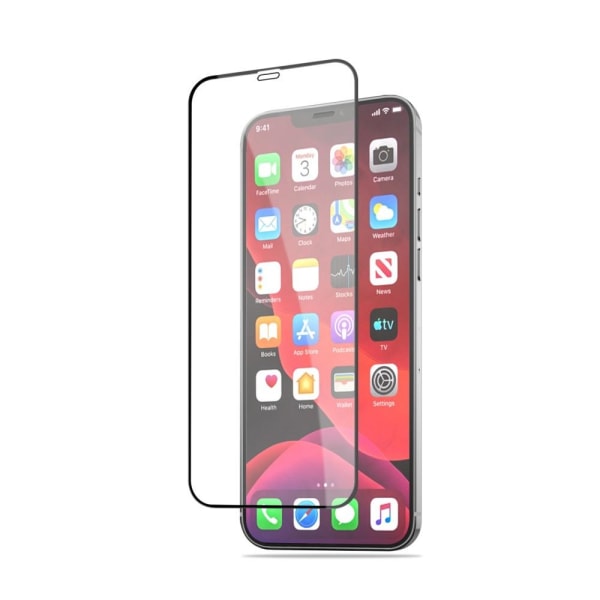 Mocolo Härdat Glas Skärmskydd iPhone 12 Pro Max -Svart Svart