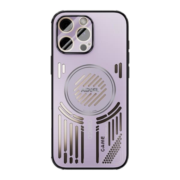 ABEEL Mobilskal till iPhone 16 Pro Max Aluminium + PC + TPU - Lila