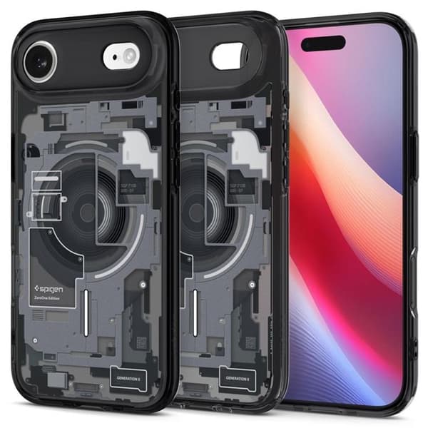 Spigen Telefontaske til iPhone Air Magsafe Ultra Hybrid - Sort Zero One Svart