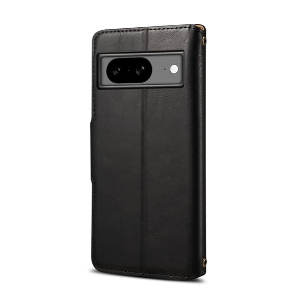 DENIOR Google Pixel 8 Plånboksfodral Konstläder Konstlädertextur - Svart