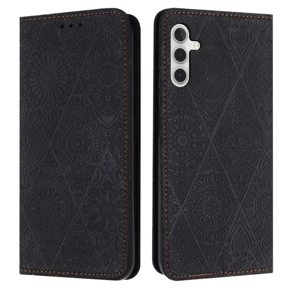 Plånboksfodral för Samsung Galaxy S26 Plus Konstläder Ställ - Svart