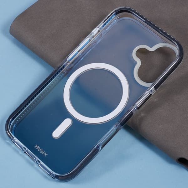 X-LEVEL Mobilskal till iPhone 16 MagSafe TPU Gradient Svart
