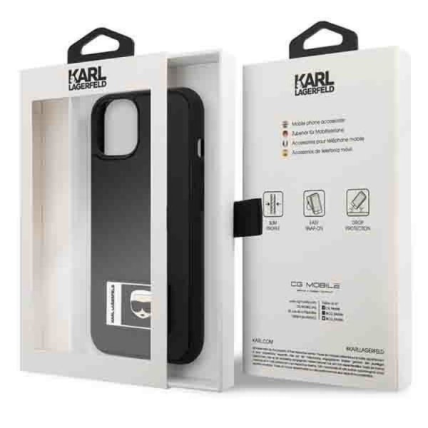 Karl Lagerfeld iPhone 13 mini Skal Ikonik Patch - Svart