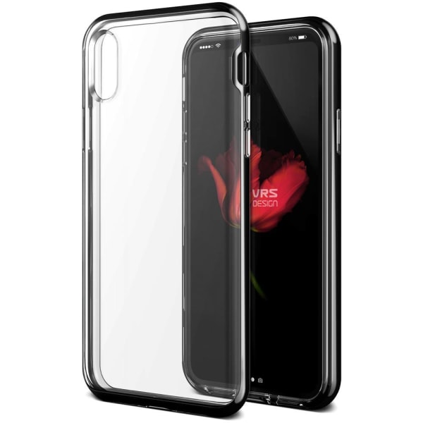 Verus Crystal Bumper Cover til Apple iPhone XS / X - Sort Black
