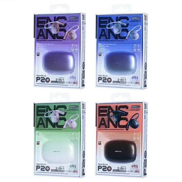 REMAX TWS In-Ear Hörlurar Bluetooth ANC Openbuds P20 - Vit Vit