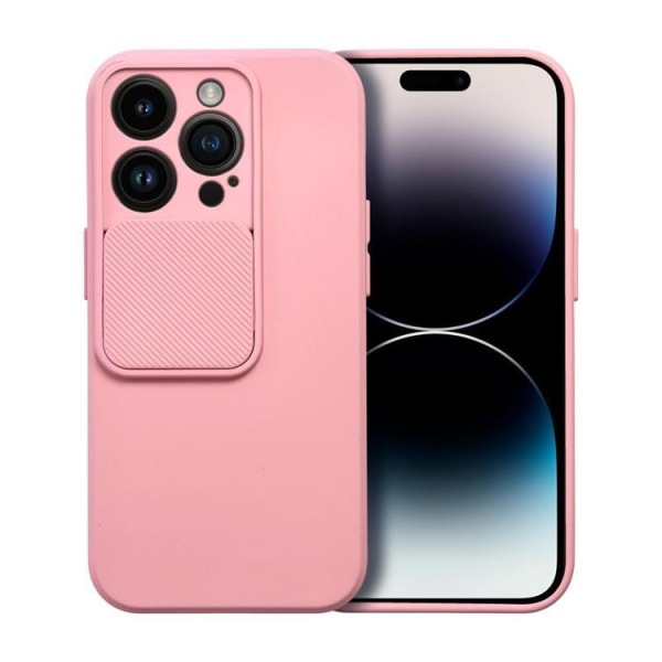 iPhone XR Case Slide - vaaleanpunainen