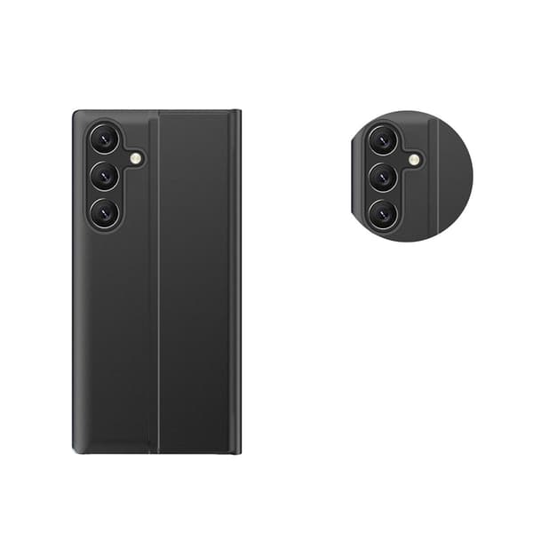 Galaxy A35 Fodral Sleep View med Flap - Blå Blå