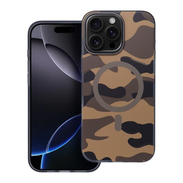 Forcell telefontaske til iPhone 16 Pro Max Magsafe F-Protect - Ørken Brun