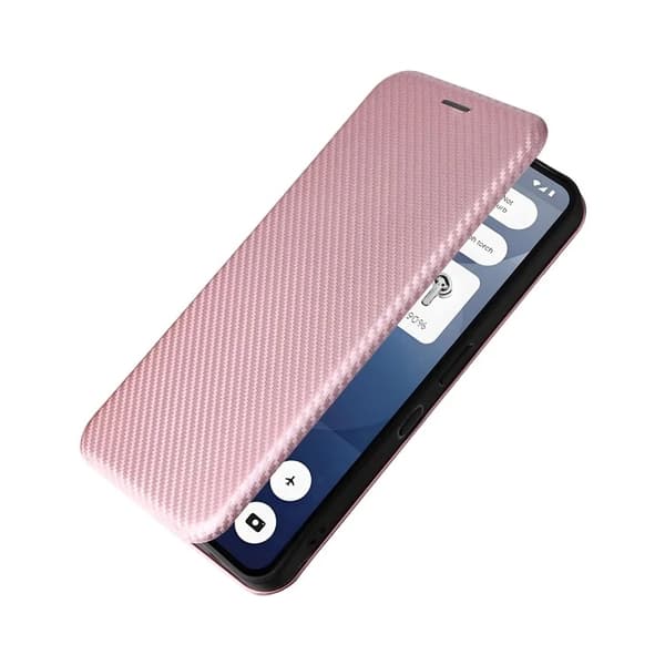Nothing Phone (3a) Plånboksfodral Konstläder Carbon Fiber