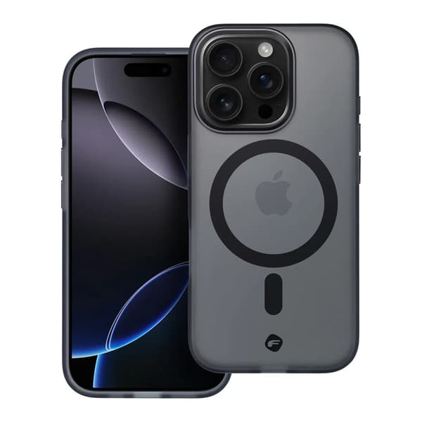 Forcell Telefontaske til iPhone 16 Plus MagSafe F-Protect - Smoky Black Black