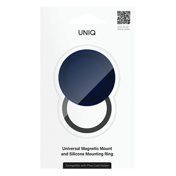 UNIQ Flixa Magnetic Base – Monteringsbas Marinblå