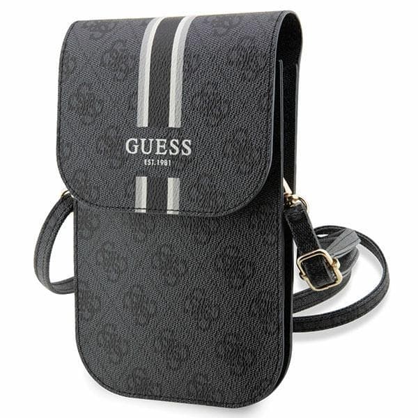 Guess Halsbandsfodral 4G Stripes - Musta Black