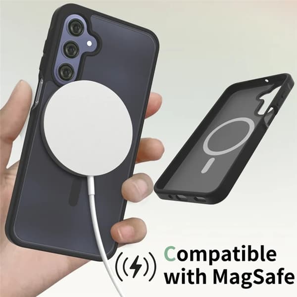 BOOM Telefontaske til Galaxy A16 Magsafe Akryl TPU - Sort Svart