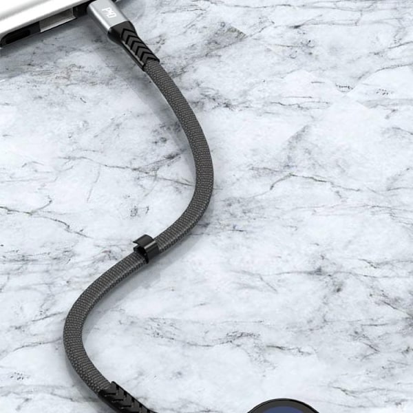 Dudao USB-C till Lightning kabel PD 20W 0.23m - Svart Svart