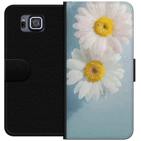 Plånboksfodral till Samsung Galaxy Alpha med Sommarblommor