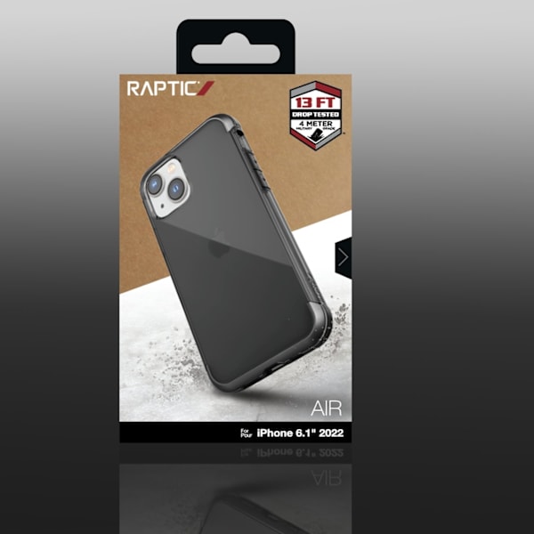 Raptic iPhone 14 -kotelo X-Doria Air - Harmaa Grå