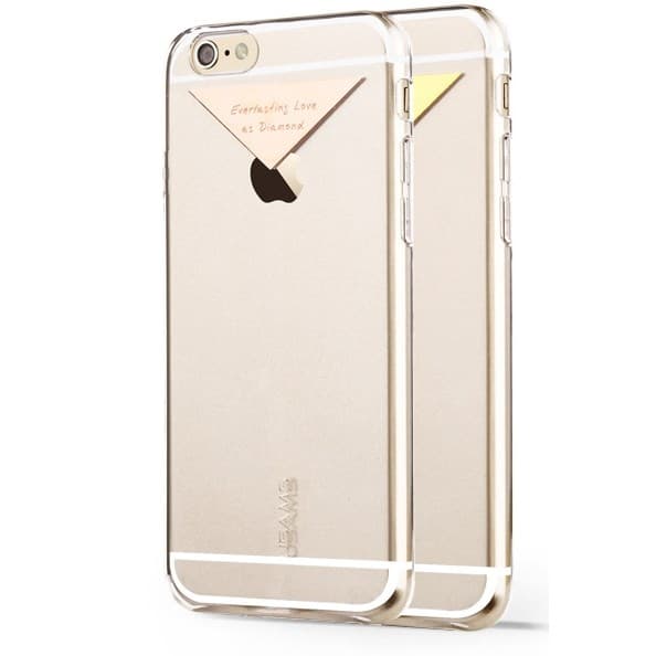 Usams BaksideSkal till Apple iPhone 6 / 6S  - Koppar Transparent
