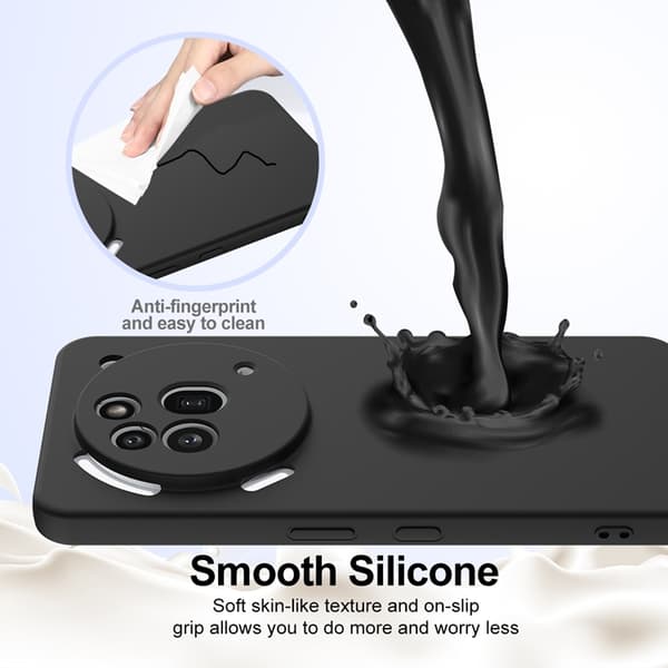 Mobilskal till Nothing Phone (3a) Pro MagSafe Liquid Silikon Svart
