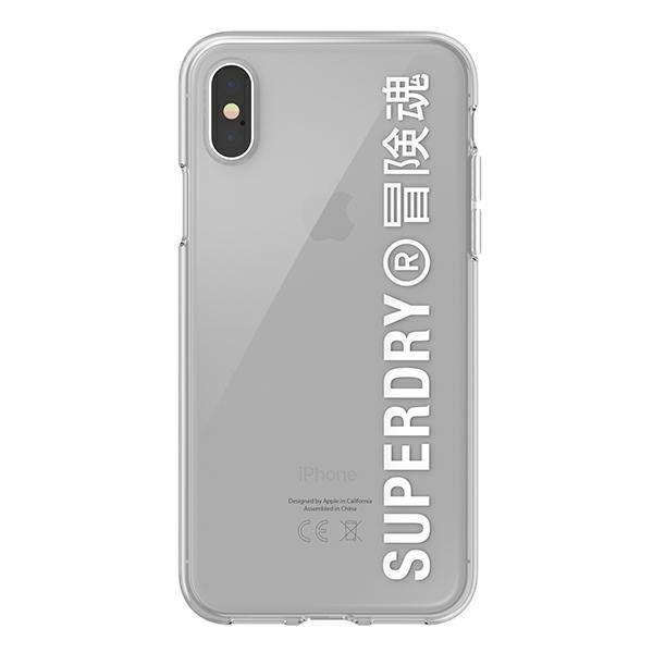 SuperDry Snap Cover iPhone X / XS - Hvid