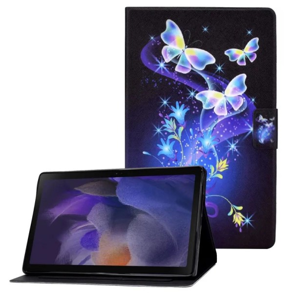 Galaxy Tab A8 10.5 2021 Plånboksfodral - Fjärilar och Blommor
