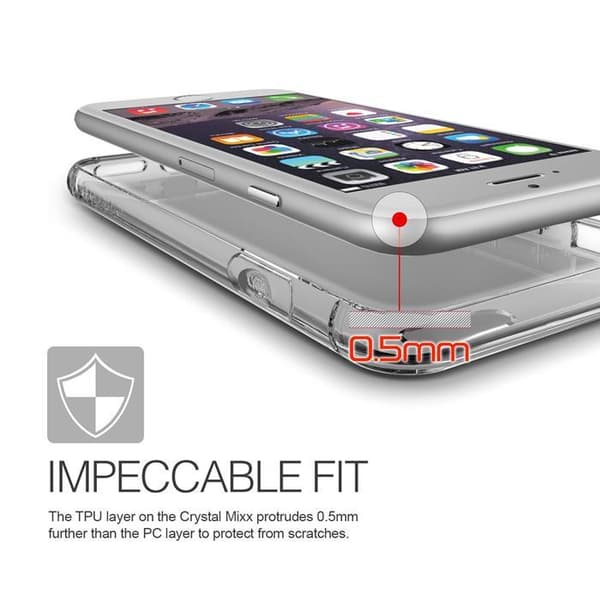 Verus Crystal Mixx etui til Apple iPhone 6 (S) Plus - Klar Transparent