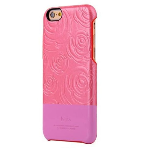 Kajsa 3D Rose Flower Skal till iPhone 6 / 6S - Rosa Pink