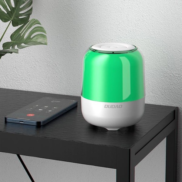 Dudao Trådlös Bluetooth 5.0 RGB Högtalare 5W 1200mAh - Vit Vit