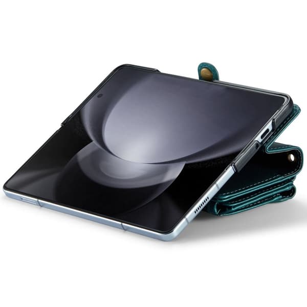 CASEME Plånboksfodral Konstläder för Samsung Galaxy Z Fold6 5G - Grön