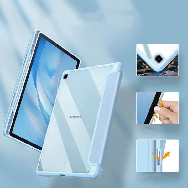 Galaxy Tab S6 Lite (2020/2022) Hybrid Smart -kotelo - sininen