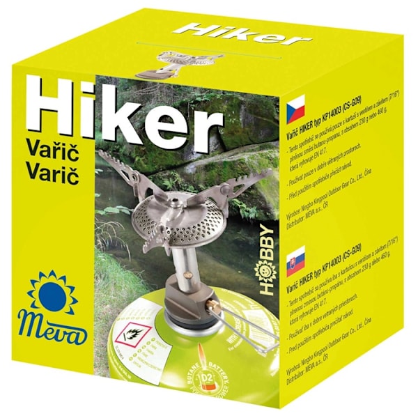 Meva Den Lättaste Turistkaminen För Gaspatroner HIKER 70gram 2.4kW