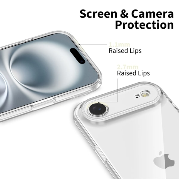 Tech-Protect Mobilskal till iPhone Air Flexair - Clear Transparent