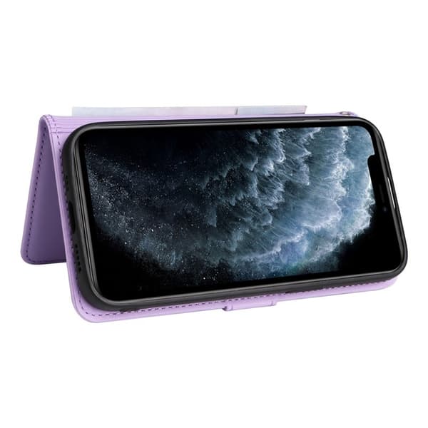 BETOPNICE iPhone 11 Pro Plånboksfodral Magnetiskt Konstläder - Lila