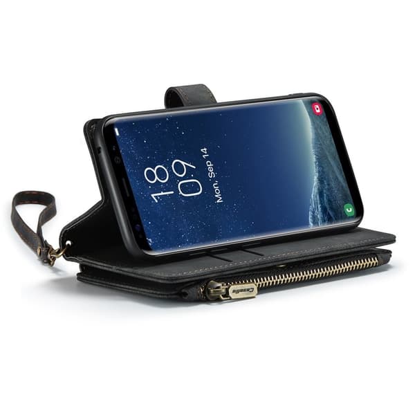 CASEME C30 Plånboksfodral för Samsung Galaxy S20 - Svart Konstläder