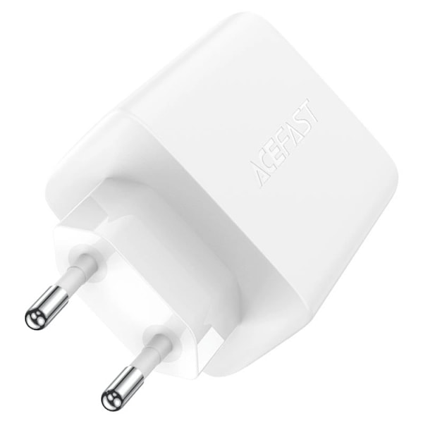 Acefast GaN Snabbladdare 2x USB-C USB-A QC4+ 65W - Vit