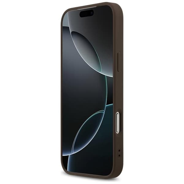 Guess telefontaske til iPhone 17 Pro Max MagSafe 4G trykte striber - brun Brun
